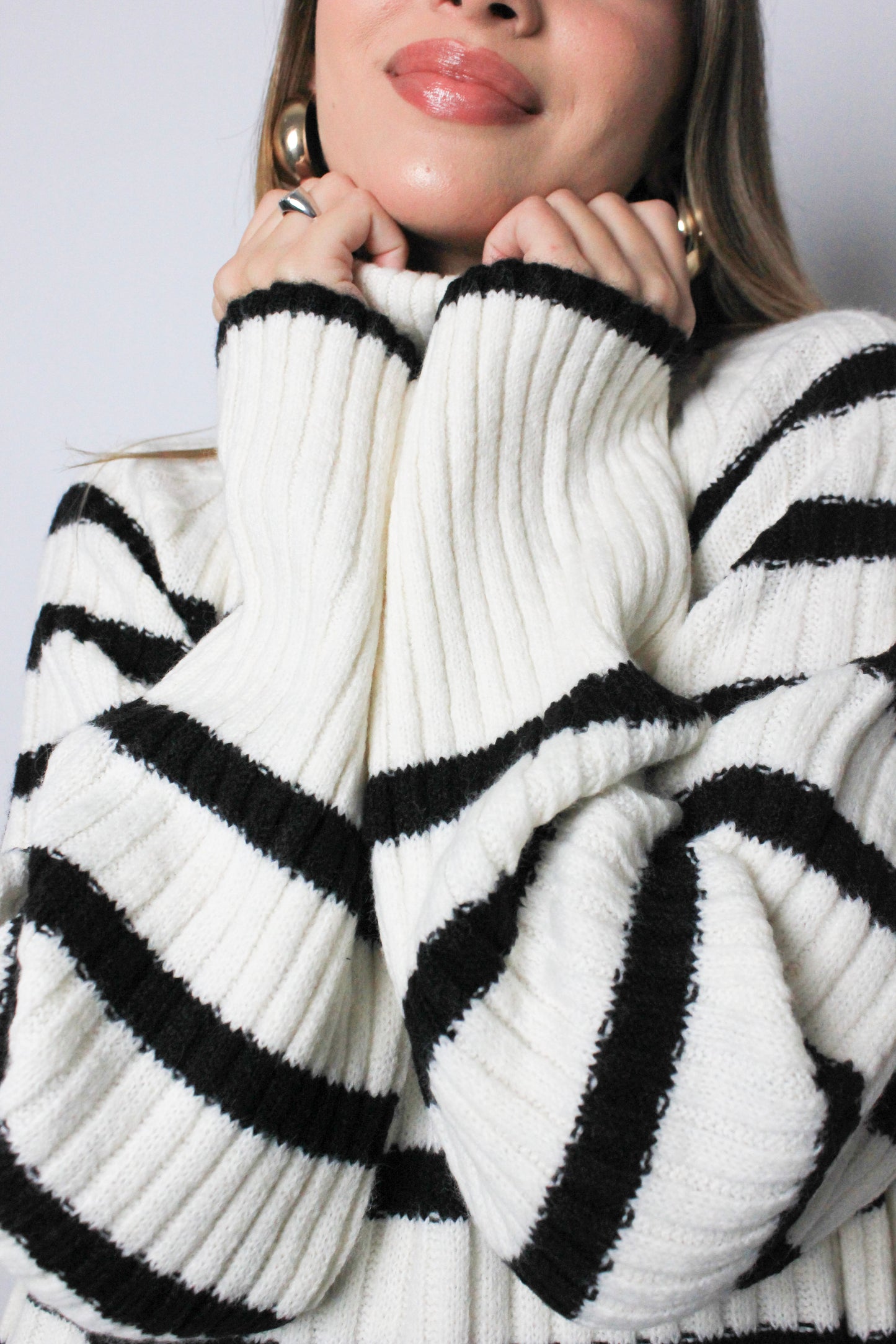 The Frosted Drape Sweater