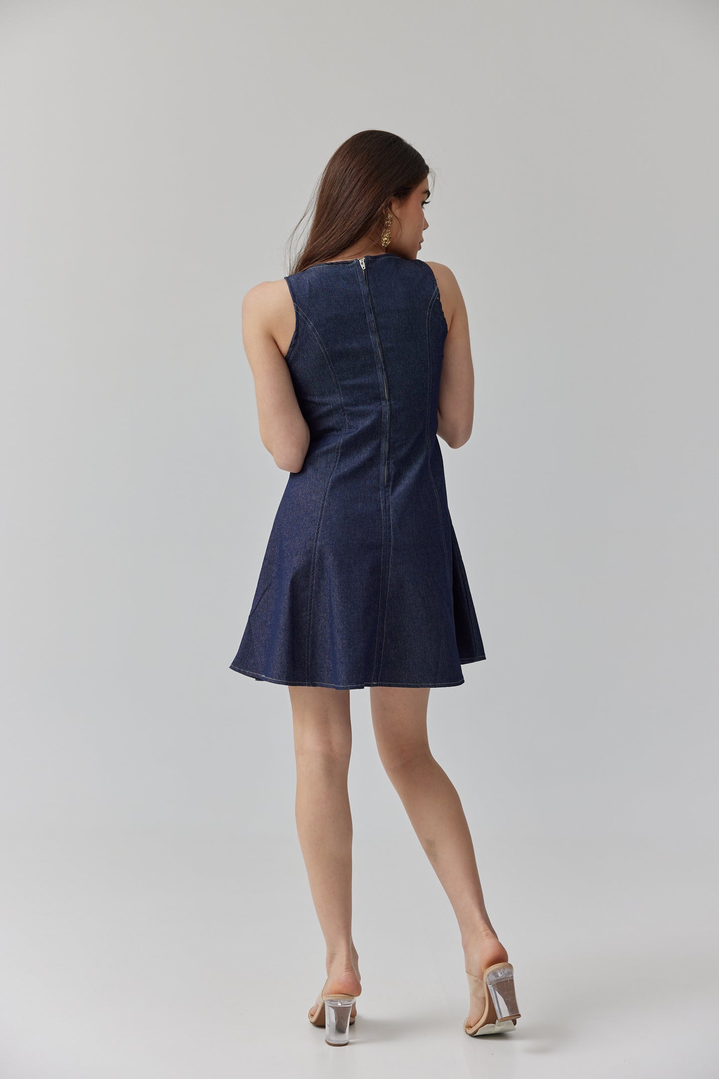 Short and Sweet Denim Dress