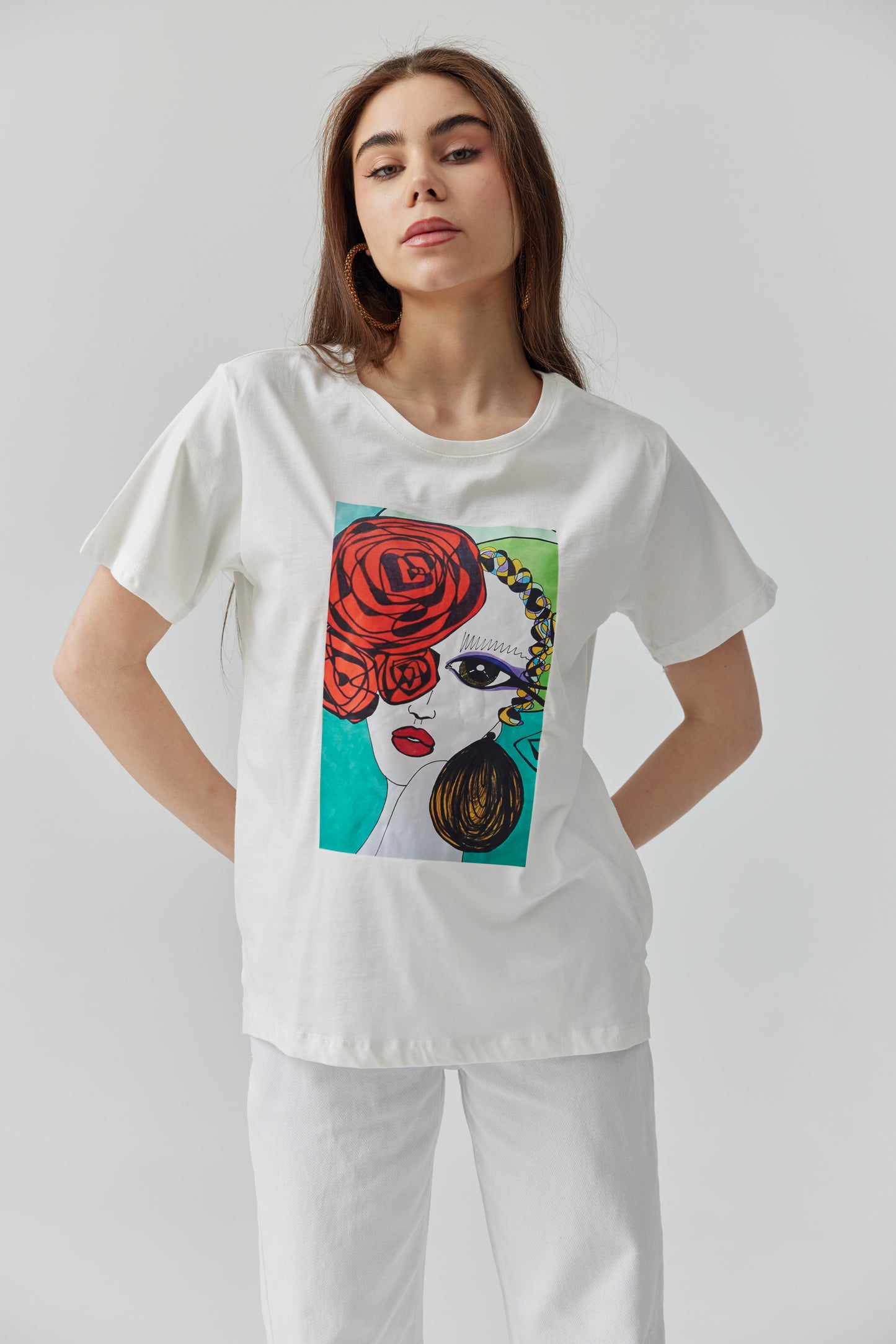 The Floral Gaze Tee