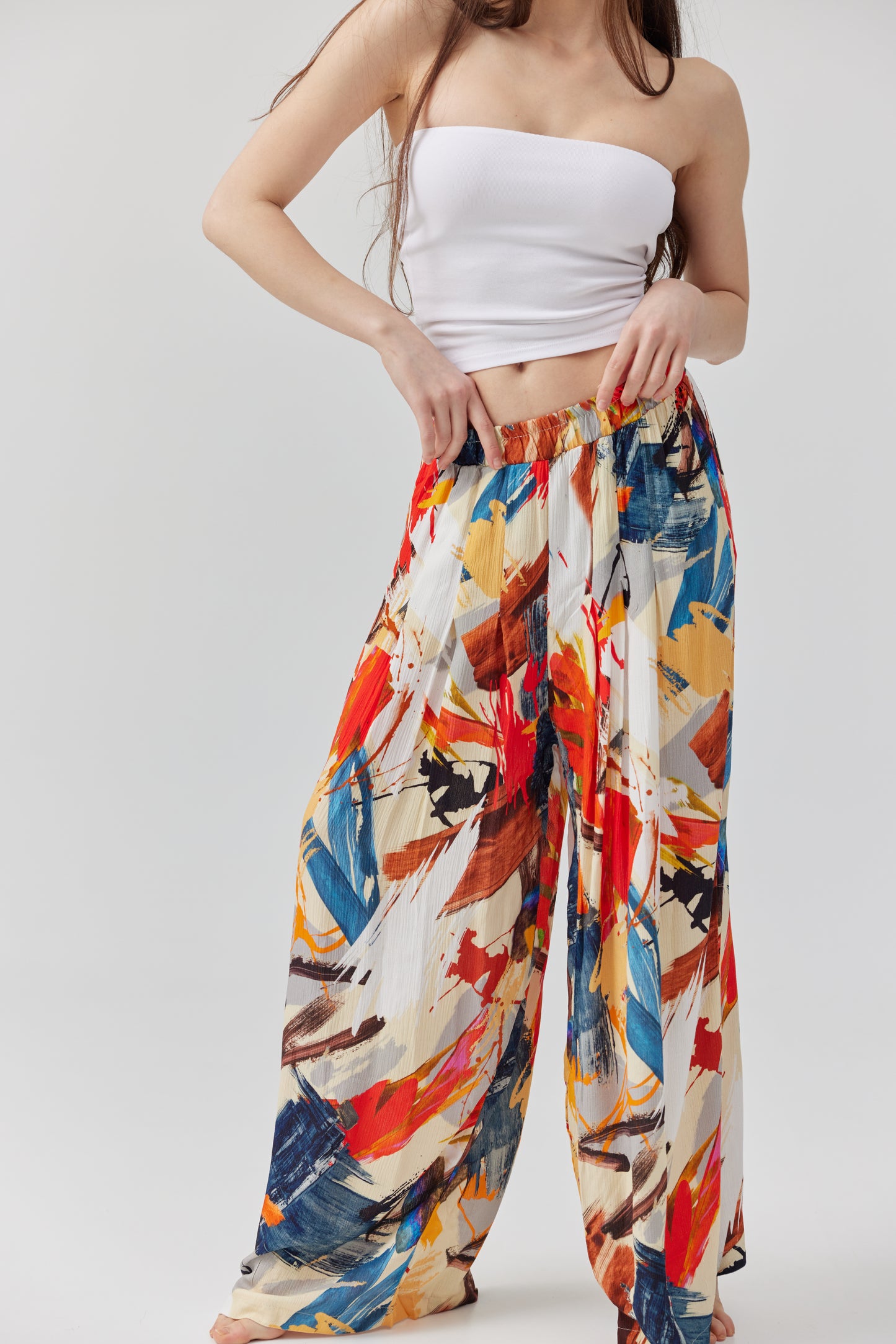 Indigo Blazed Pants