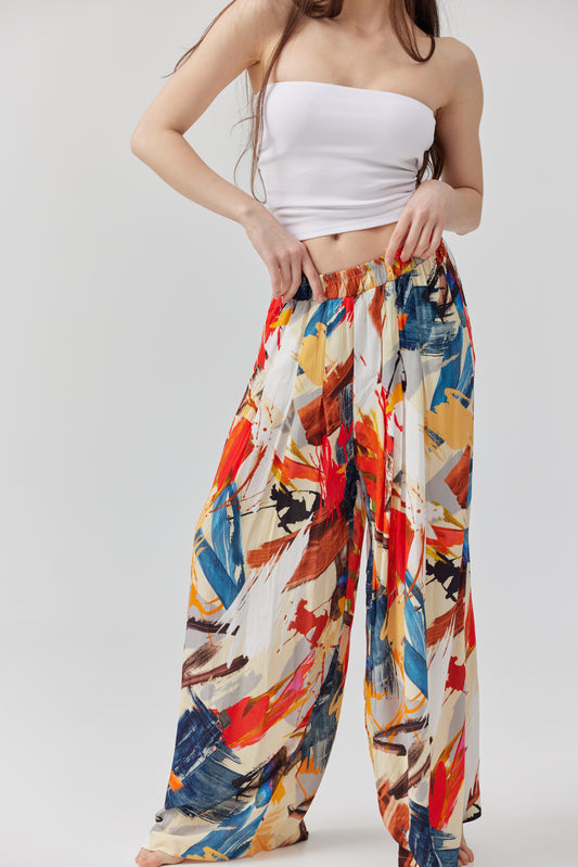 Indigo Blazed Pants